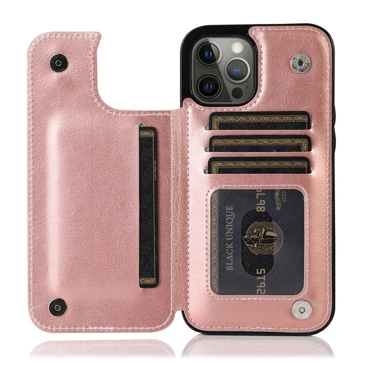 iPhone 16 Pro Max Wallet Case – Book Cover with Card Slots 3