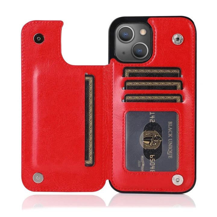 iPhone 16 Pro Max Wallet Case – Book Cover with Card Slots 4