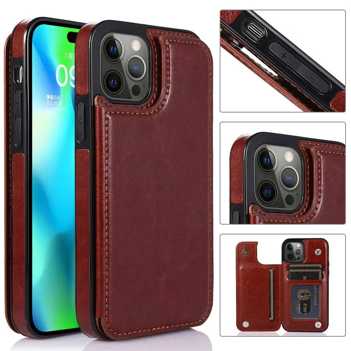 iPhone 16 Pro Max Wallet Case – Book Cover with Card Slots 5