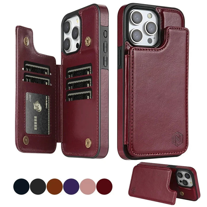 iPhone 16 Pro Max Wallet Case – Book Cover with Card Slots 6