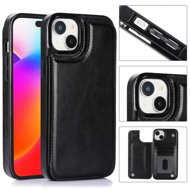 iPhone 16 Pro Max Wallet Case – Book Cover with Card Slots 7