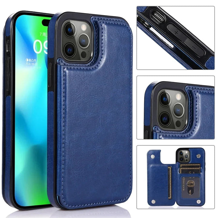 iPhone 16 Pro Max Wallet Case – Book Cover with Card Slots 8